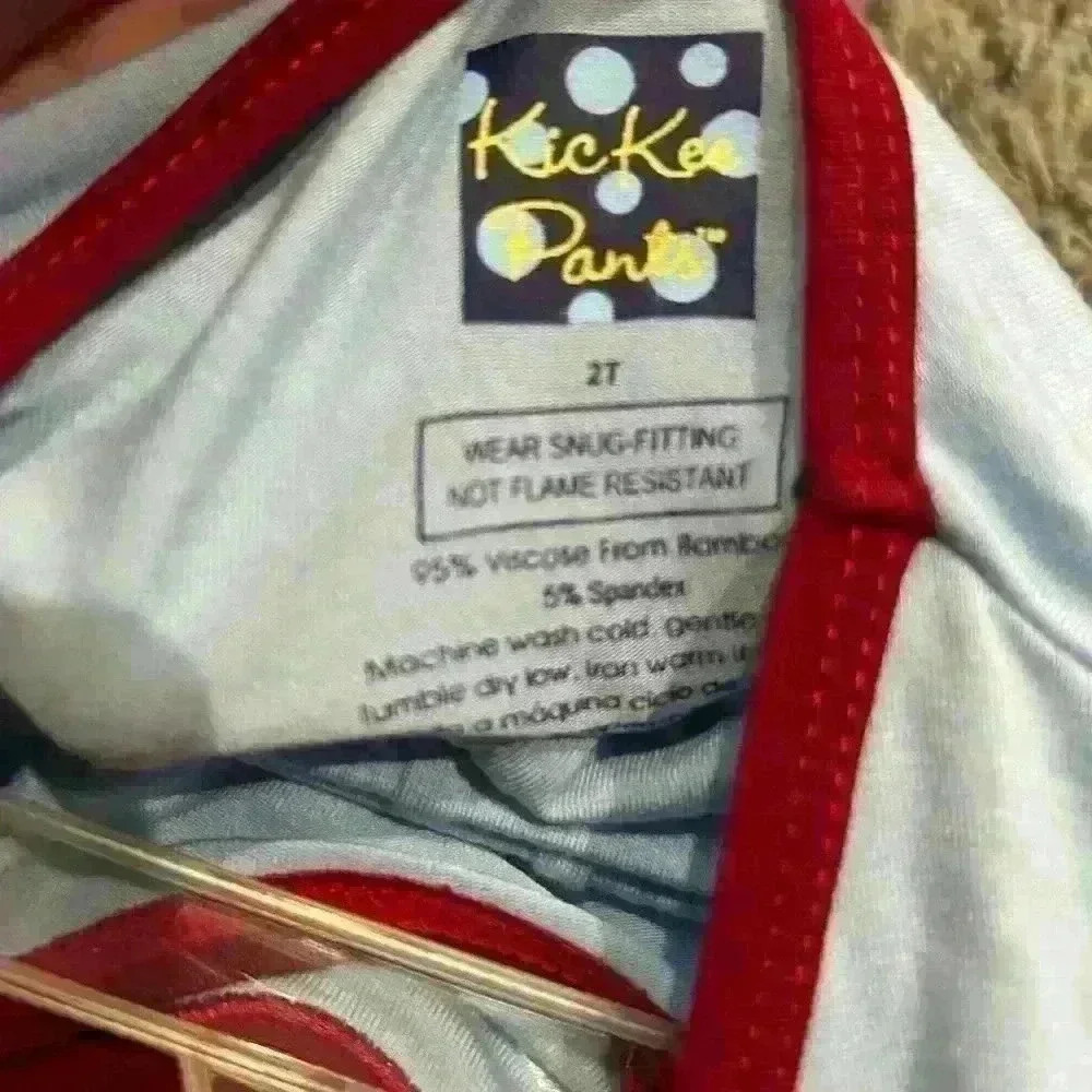 Valentine's Bamboo Long Sleeve Applique Pajama Set, Pond Sweet Heart. 2T NWT - Picture 6 of 6